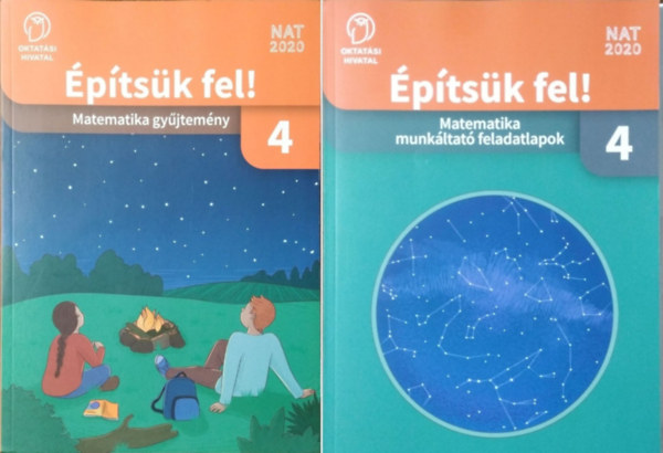 C. Neményi Eszter - Wéber Anikó - Konrád Ágnes - Móricz Márk - Építsük fel! 4 - Matematika gyűjtemény + Munkáltató feladatlapok (2 kötet)