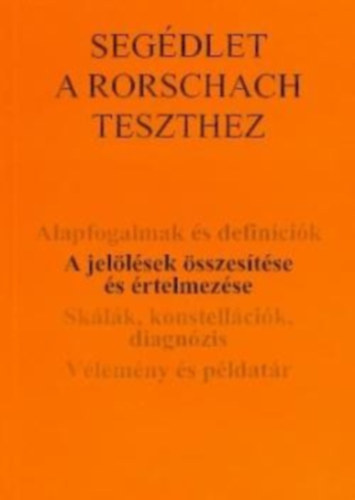 Seg�dlet a Rorschach teszthez 2.