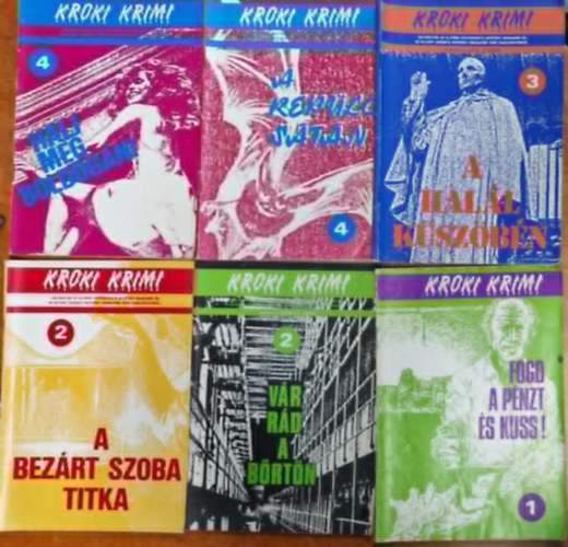 6db Kroki Krimi -1,2,3,4 m�s �vfolyam