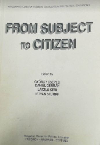 CSepeli-German-K�ri-Stumpf - From Subject to Citizen