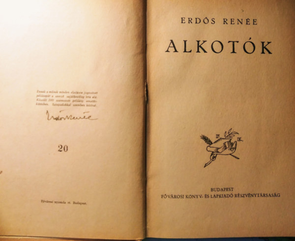 Erd�s Ren�e - Alkot�k