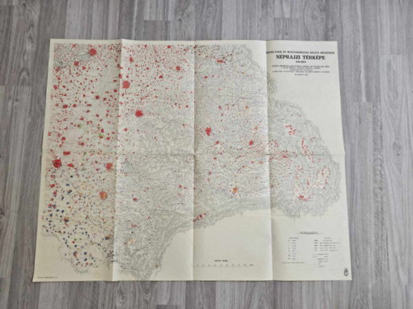 Erd�lynek �s Magyarorsz�g keleti r�szeinek n�prajzi t�rk�pe az 1930-1939. �vi n�psz�ml�l�sok alapj�n