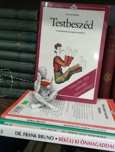 Dr. Allan Pease, Paul Hauck, Morag Prunty Frank Bruno - 4 db-os K�NYVMENT� AJ�NLAT, pszichol�gia: B�k�lj ki �nmagaddal+ Testbesz�d+ �gy szeress, hogy szeressenek!+ Haszn�lati utas�t�s fi�khoz