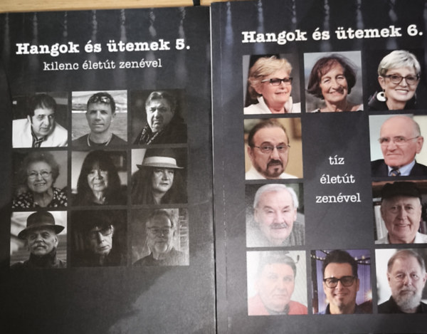 Vass Norbert (szerk.) - 2db mű a Hangok és ütemek sorozatból - Hangok és ütemek 5.-Kilenc életút zenével, Hangok és ütemek 6.-Tíz életút zenével