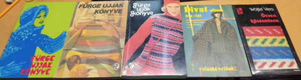 Siklsi Norbert, Villnyi Emiln Wlfel Vera - 5 db kts: tven ktsminta; Divat album sz-tl; Frge ujjak knyve 1977-1978-1979