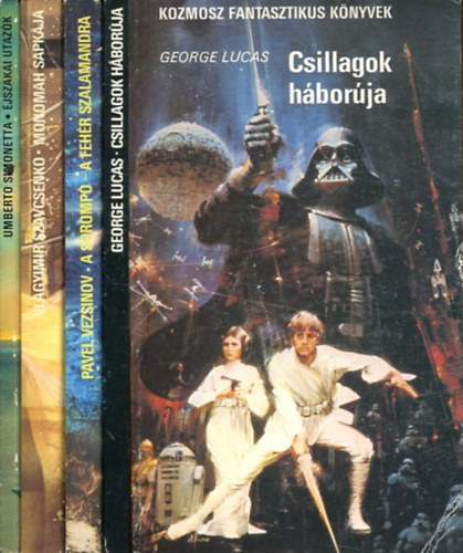 4 db Kozmosz Fantasztikus k�nyvek