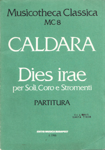 Antonio Caldara - Dies irae per Soli, Coro e Stromenti