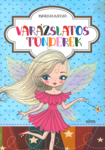 Varázslatos tündérek - Matricás kifestő