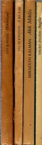 Thury Zsuzsa, Erich Kstner Mikszth Klmn - 4 db Pttys knyv ( Hkirlyn + Akli Mikls +Agla + A  kt Lotti )