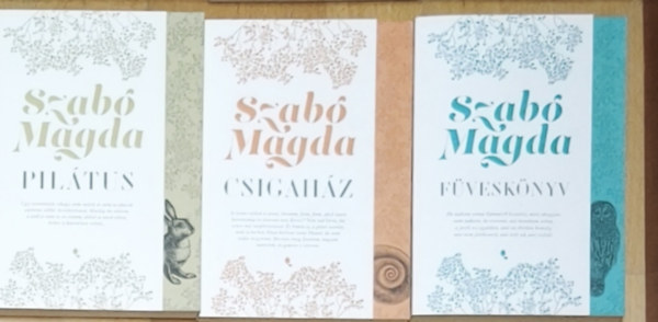 Szab� Magda - 3b Szab� Magda k�nyv - Pil�tus, F�vesk�nyv, Csigah�z
