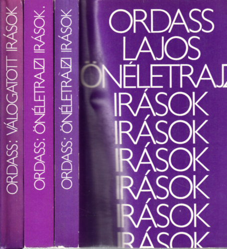 Ordass Lajos - Önéletrajzi írások I-II. + Válogatott írások (3 db. kötet)