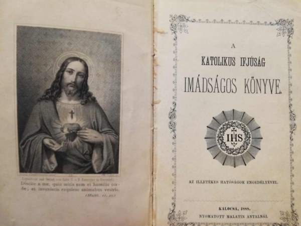 A katolikus ifjúság imádságos könyve 1888