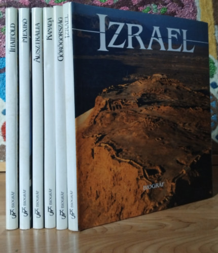 6db Kil�t� Sorozat k�nyv:  Thaif�ld  -  Mexico  -  Ausztr�lia  -  Kanada  -  G�r�gorsz�g  -  Izrael