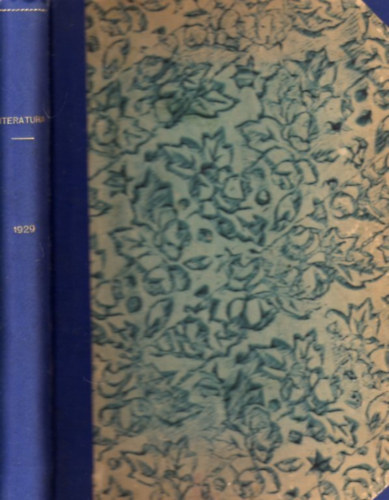 Dr. Supka Géza szerk. - Literatura -beszámoló a szellemi életről