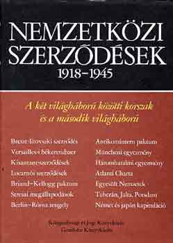 Halmosy Dénes - Nemzetközi szerződések 1918-1945