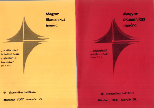 Magyar �kumenikus ima�ra 44-45. sz�m