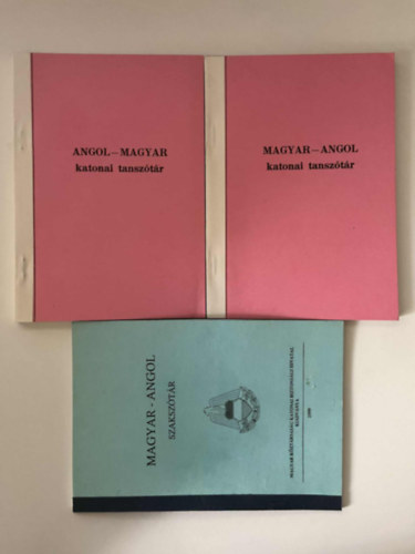 Horv�th J�zsef - Angol-Magyar katonai tansz�t�r + Magyar-Angol katonai tansz�t�r + Magyar-Angol szaksz�t�r