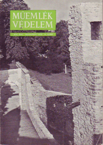 Műemlékvédelem XVI évf. 1972. - 4. szám
