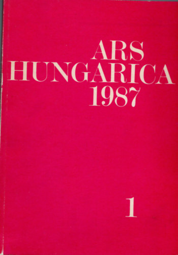 Ars hungarica 1987/1.