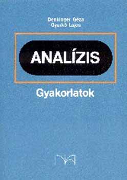 Denkinger Gza; Gyurk Lajos - Analzis gyakorlatok