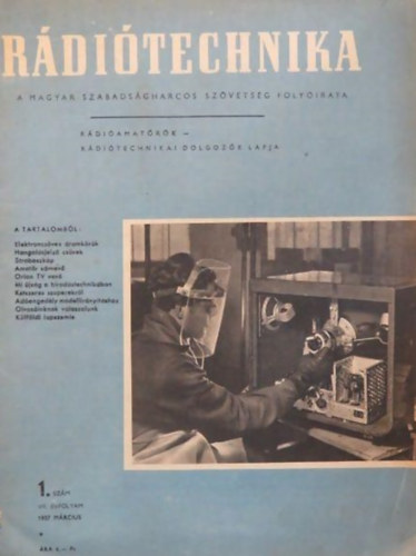Rádiótechnika 1957. VII. évfolyam 1.-10.