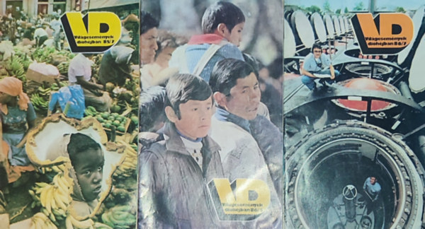 3db m� a Vil�gesem�nyek foly�iratb�l - 1985/7., 1986/5., 7.