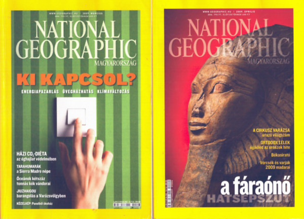 National Geographic - 4 db National Geographic 2009/3 + 2009/4 + 2011/9 + 2012/7