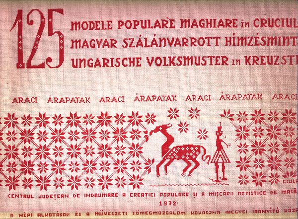 Csulak Magda-Gazd�n� Olosz E. - 125 magyar sz�l�nvarrott h�mz�sminta