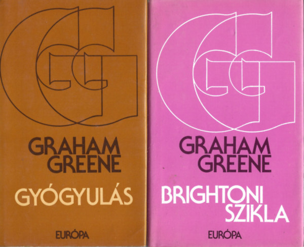 Graham Greene - 2 db knyv, Gygyuls, Brightoni szikla