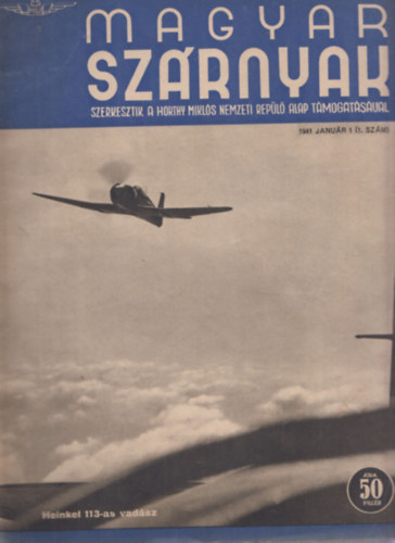 J�nosy Istv�n  (szerk) - Magyar Sz�rnyak 1941/janu�r 1. (1. sz�m)