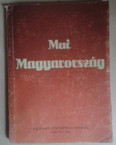 Ksh - Mai Magyarorszg KSH 1958