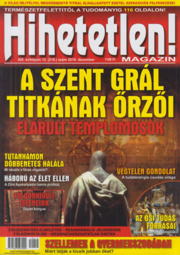 Sz�cs R�bert  (f�szerk.) Sz�cs R�bert (szerk.) - Hihetetlen! 2019. december