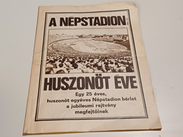 ismeretlen - A népstadion huszonöt éve