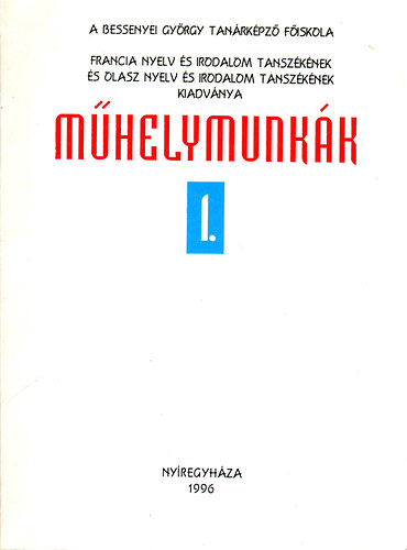 Műhelymunkák 1.