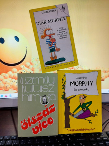 Bnyei Jzsef , Jeremy Iron Glik Pter (szerk.) - Vicc knyvcsomag KNYVMENT AJNLAT 3 darabos. Murphy s a munka, Dik Murphy, A szemlyi kultusz humora. tszz vicc