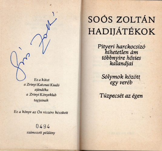 Hadij�t�kok - al��rt , sz�mozott