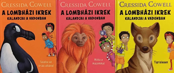 Cressida Cowell - 3 db A Lombhzi ikrek kalandjai sorozatbl