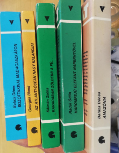 Gondolat Kiad - 5 db knyv a Vilgjrk sorozatbl (154.,164.,170.,171.,178)
