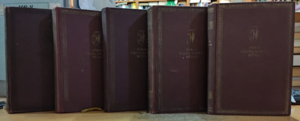 Jókai Mór - 5 db Jókai Mór: A két Trenk/Trenk Frigyes; Egy magyar Nábob; Kárpáthy Zoltán; Nincsen ördög/Egetvívó asszonyszív; Egy játékos, aki nyer/Három márványfej