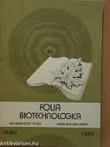 Hideg Mikl�s; Zsirai Istv�n - Szintetikus membr�nok �s ipari alkalmaz�stechnol�gi�k (Folia Biotechnologica 43-44. sz�m)