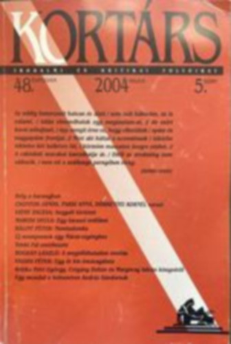 Kis Pintr Imre  (szerk.) - Kortrs irodalmi s kritikai folyirat 2004. mjus 48. vfolyam 5. szm