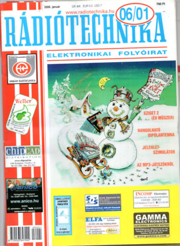 B�kei Ferenc  (F�szerk) - R�di�technika 2006. LVI. �vfolyam (teljes, sz�monk�nt)