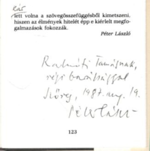 S�t�r Istv�n - Szeged k�nyve - minik�nyv - Dedik�lt