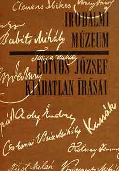 Feny Istvn  (szerk.) - Etvs Jzsef kiadatlan rsai (1846 mjus-1848 februr)