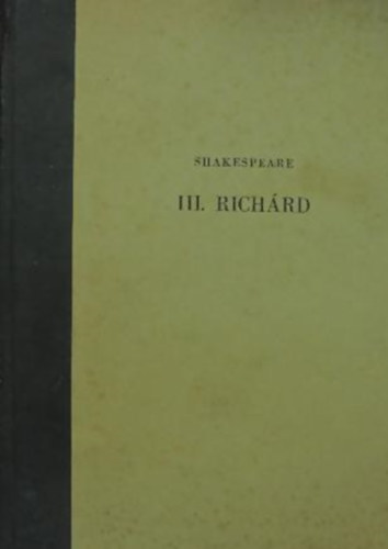 William Shakespeare - III. Richrd
