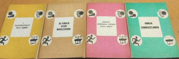 Ndori Lszl, Mezfi Andrs Gimesi Istvn  (szerk.) - A teljestmnyfokozs nhny krdse; Az iskolai sport mdszertana; "Bartsg" kzpiskolai atltikai ttusa verseny; Iskolai termszetjrs (4 fzet)