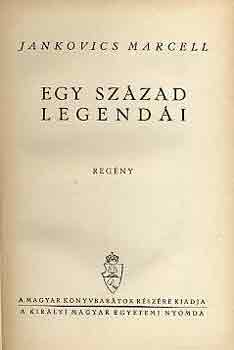 Dr. Jankovics Marcell - Egy szzad legendi