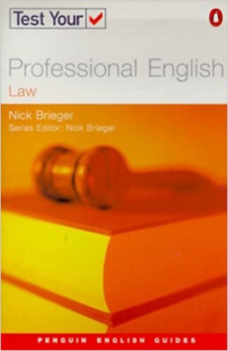 Nick Brieger - Test your professional english law