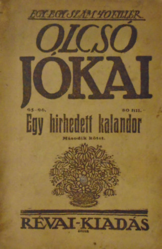 Jkai Mr - Egy hirhedett kalandor II. ktet