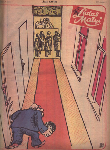 F�ldes Gy�rgy  (szerk.) - Ludas Matyi 1971/1-52. (Teljes �vfolyam)